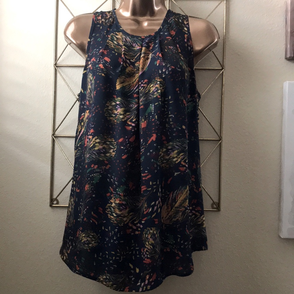 Sleeveless Work Blouse.
